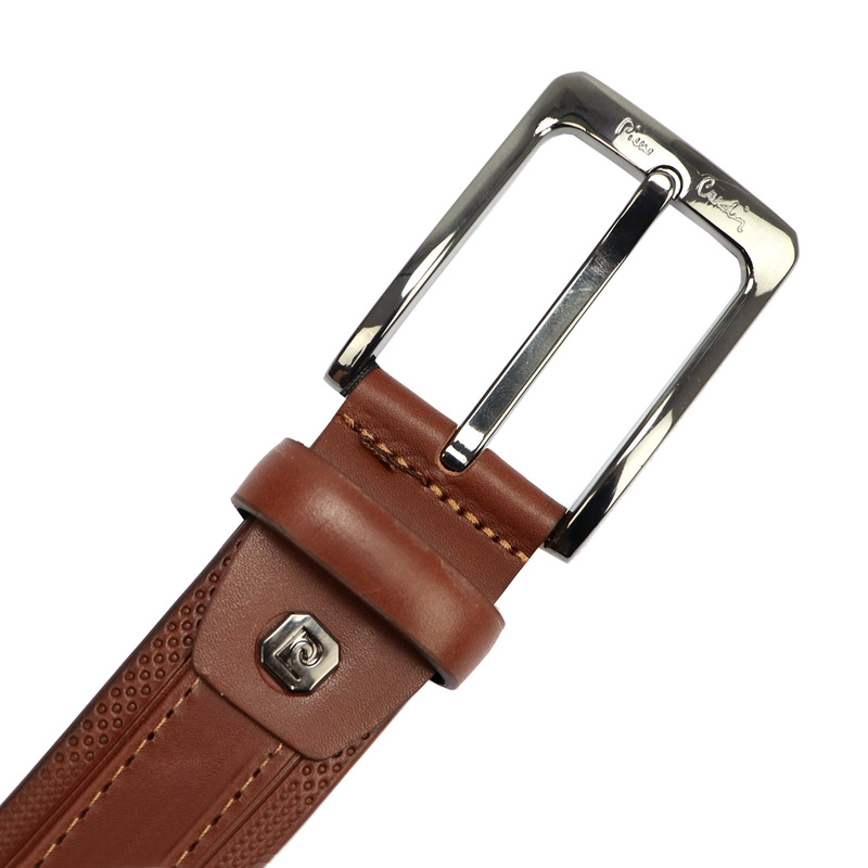 męski pasek z prawdziwej skóry Pierre Cardin GF 9017