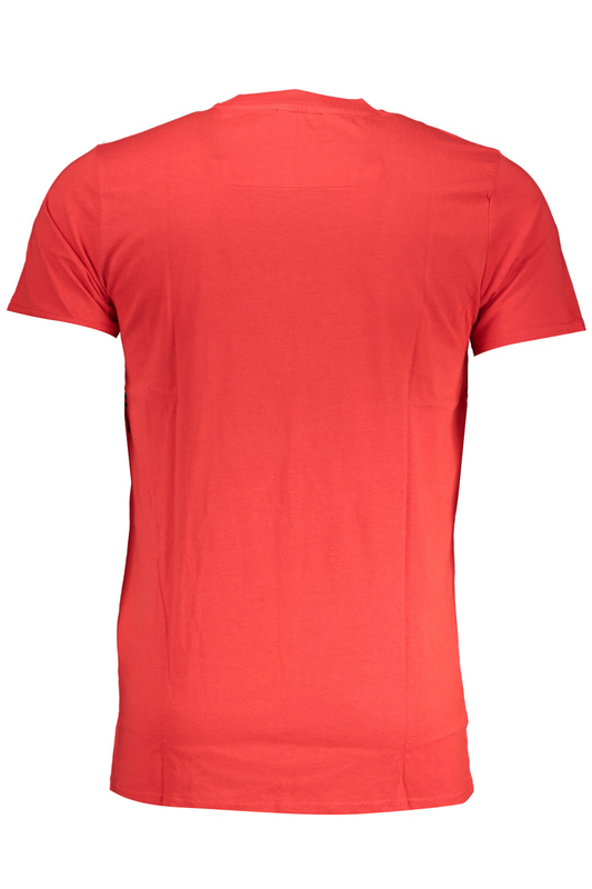 T-SHIRT MĘSKI Z KRÓTKIM RĘKAWEM KLASY CAVALLI CZERWONY