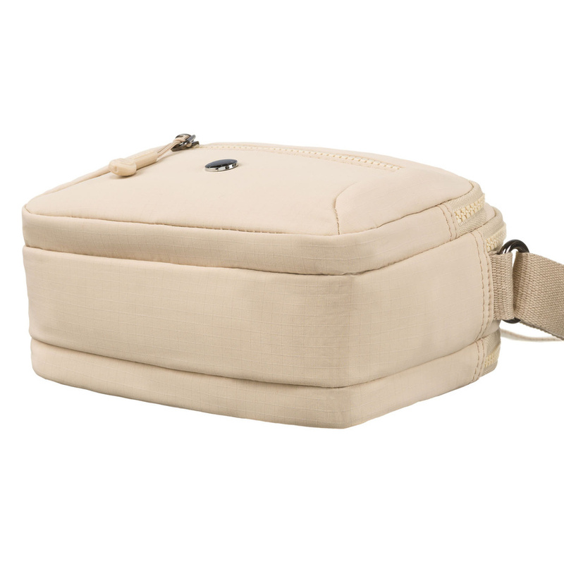 Listonoszka damska z poliestru w beżowym kolorze - Peterson