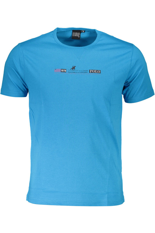 US GRAND POLO T-SHIRT MĘSKI Z KRÓTKIM RĘKAWEM JASNONIEBIESKI