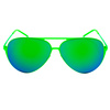 Okulary ITALIA INDEPENDENT 0200-033-000. Okulary przeciwsłoneczne, Kolor zielony. Unisex.