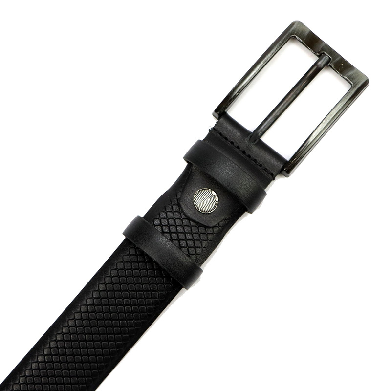 męski pasek z prawdziwej skóry VerMari PM-36