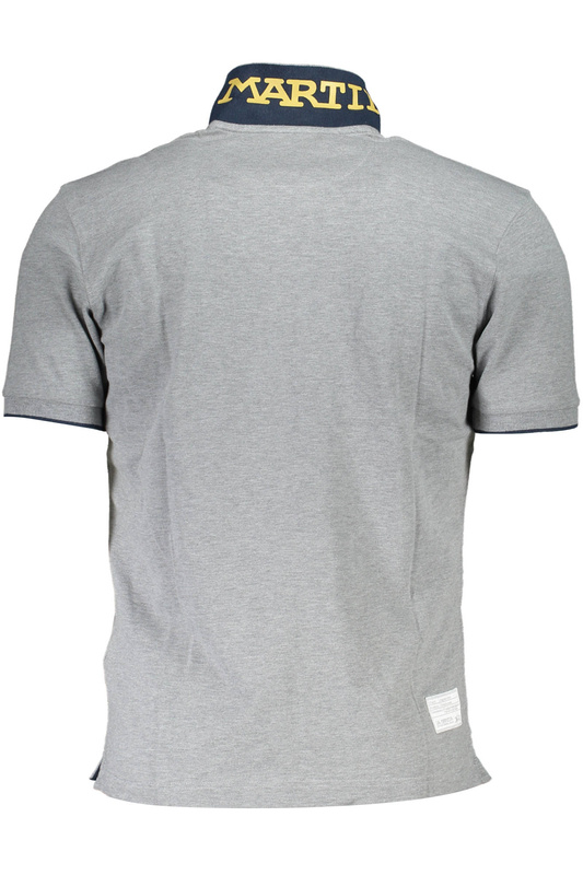 M�SKA SZARY POLO Z KR�TKIM R�KAWEM LA MARTINA