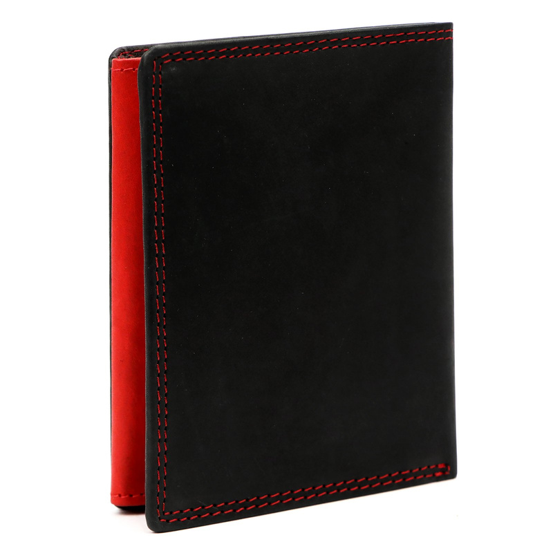 Norwegia, skórzany męski portfel Money Kepper SN5601 RFID