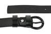 Beltimore skórzany damski pasek 2,5 cm czarny A65 : Kolory - czarny, Rozmiar pasków - r.110-125 cm
