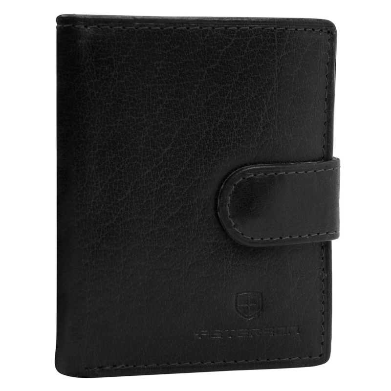 Skórzany męski portfel Peterson PTN RM-12L-BUF