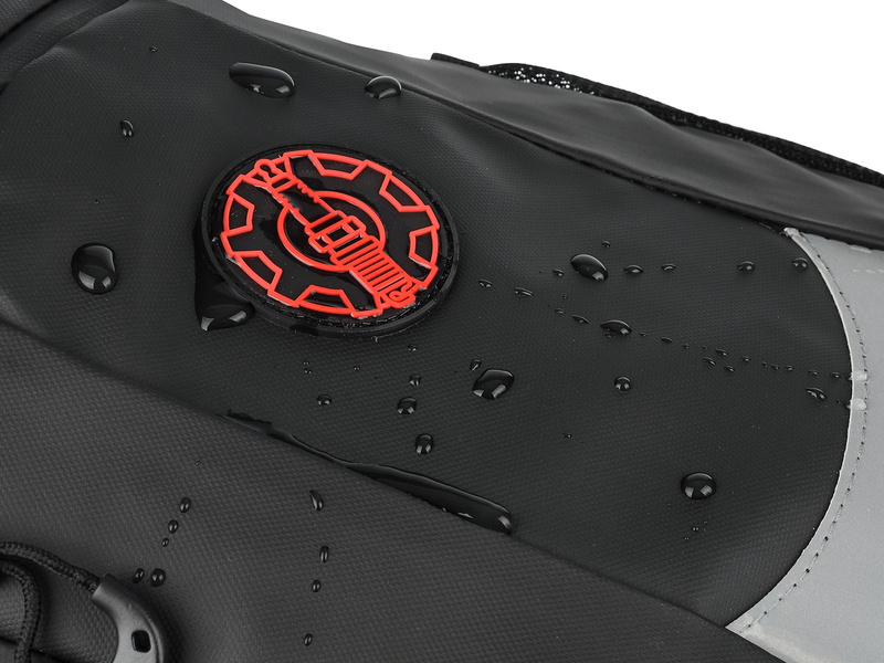 Czarny plecak na motor wodoodporny sportowy lekki X30