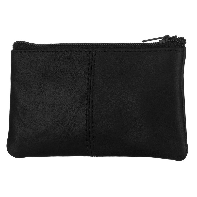 Skórzane etui na klucze w czarnym kolorze - Peterson