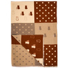 Patchwork Szalik damski duży bawełniany szal niepowtarzalny XA-3-6