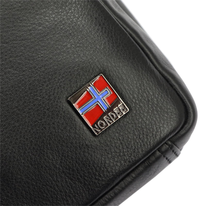 Saszetka męska z naturalnej skóry Nordee MSD-02 GM01 NAPPA