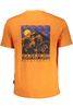 T-SHIRT MĘSKI Z KRÓTKIM RĘKAWEM NAPAPIJRI POMARAŃCZOWY