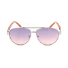 Okulary GUESS GF0414-6010B. Okulary przeciwsłoneczne, Kolor szary. Unisex.