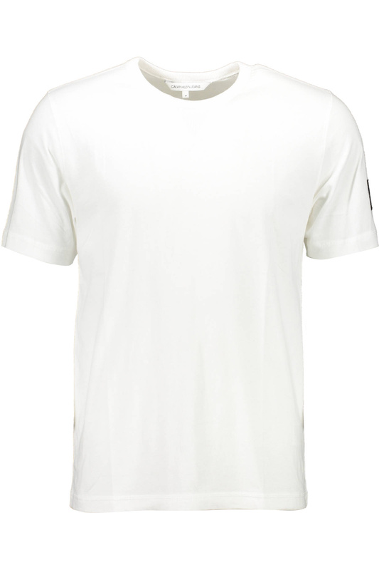CALVIN KLEIN T-SHIRT Z KRÓTKIM RĘKAWEM MĘSKI BIAŁY