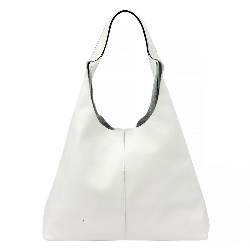 Vera Pelle damska shopperbag skóra naturalna duża torebka na ramię z etui