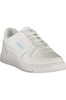Białe sneakersy damskie REEBOK 100271603COURTLXS – błękitne detale