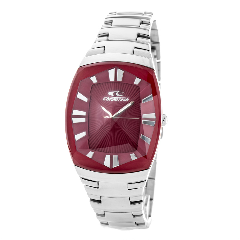 Zegarek CHRONOTECH CT7065L-27M. Kwarcowy, Kolor czerwony. Kobieta.