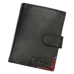 Rozbudowany męski pojemny portfel Pierre Cardin