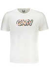 T-SHIRT MĘSKI Z KRÓTKIM RĘKAWEM GIAN MARCO VENTURI BIAŁY