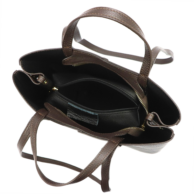 Luka Skórzana pojemna Stylowa damska shopperbag torebka na ramię