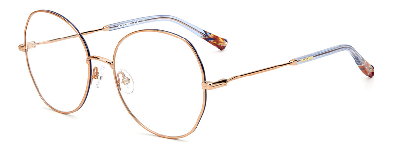 Okulary MISSONI MIS-0016-KY2. Okulary, Kolor niebieski złoty. Kobieta.