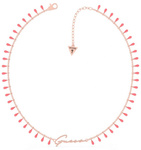 Biżuteria GUESS UBN70088. Naszyjnik, Kolor czerwony. Kobieta.