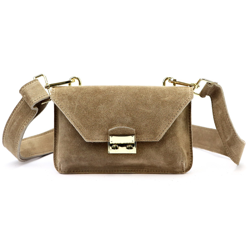 skóra zamsz Damski torebki skórzane Luka 24-077