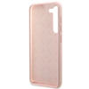 Guess GUHCS23MLSLMGPP S23+ S916 różowy/pink hardcase Silicone Script Metal Logo