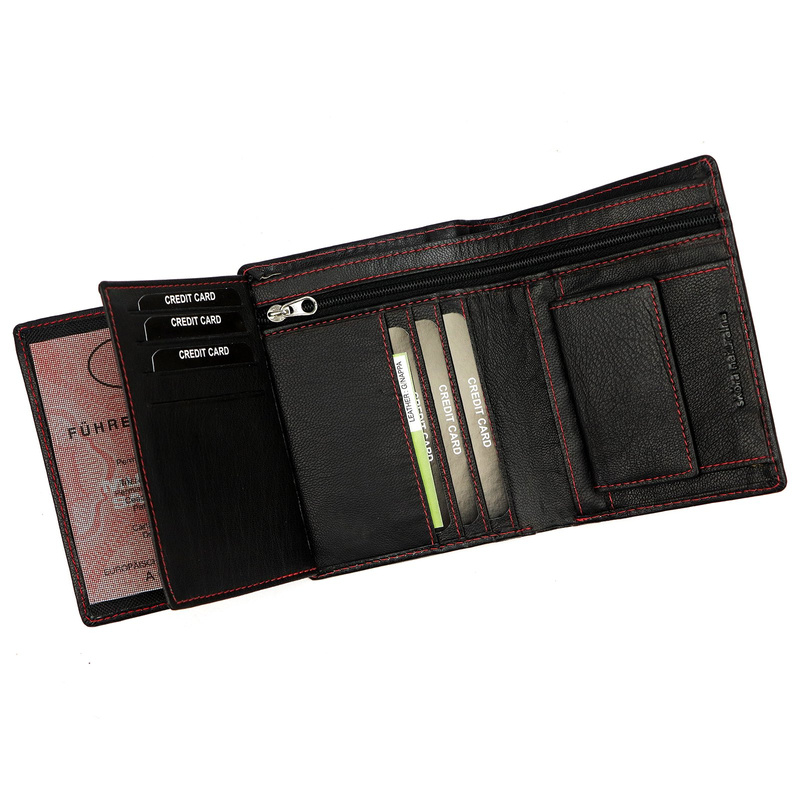 Skórzany męski portfel Money Kepper CC 5400