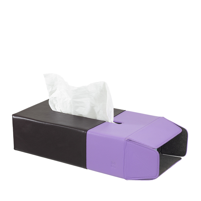 DuDu pudełko na chusteczki skóra naturalna opakowanie box designerskie