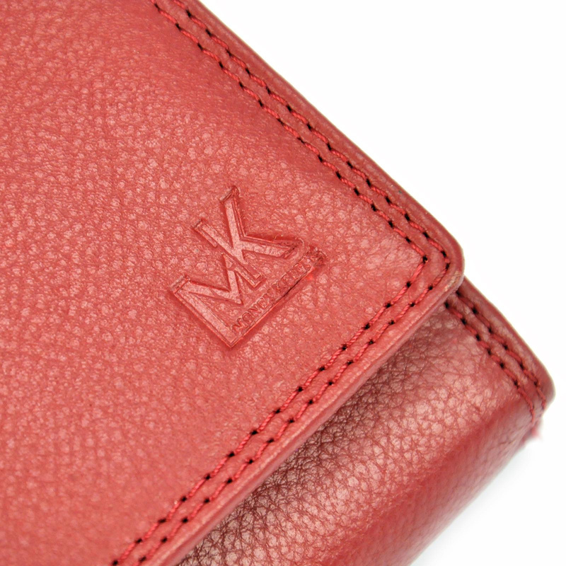 Zgrabny Skórzany damski portfel Money Kepper RFID