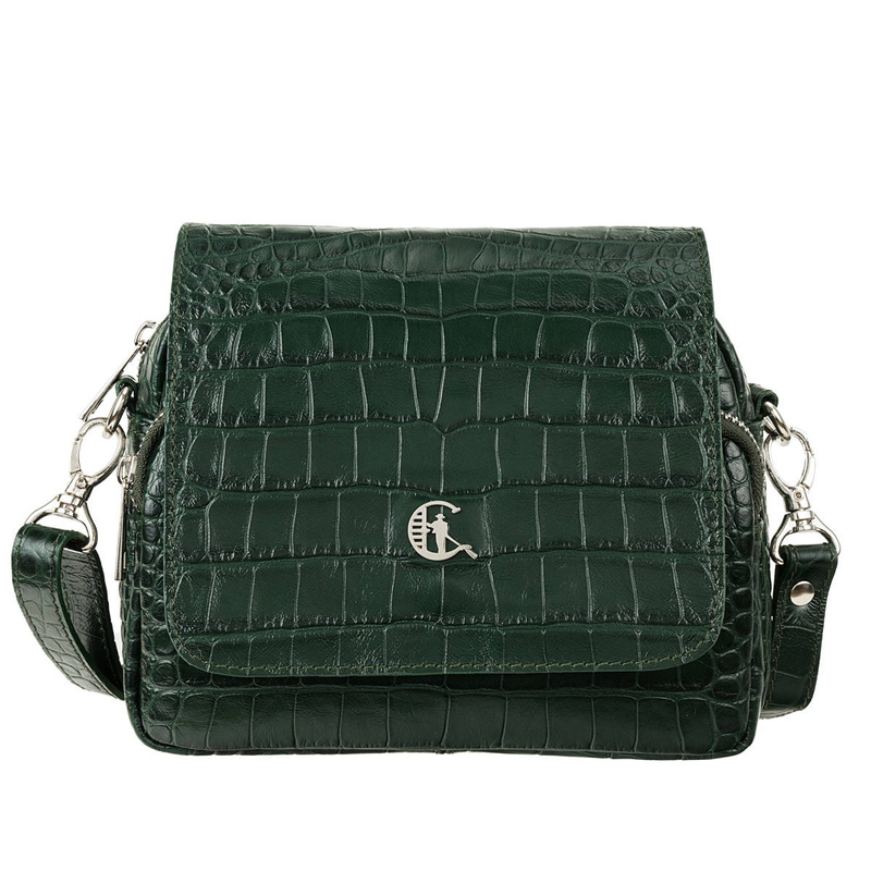 Skórzana listonoszka Canaletto z wzorem krokodyla – elegancja i funkcjonalność na co dzień TD655s114