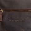 Plecak skórzany saszetka przez ramię crossbody modna 2-komorowa Beltimore N25