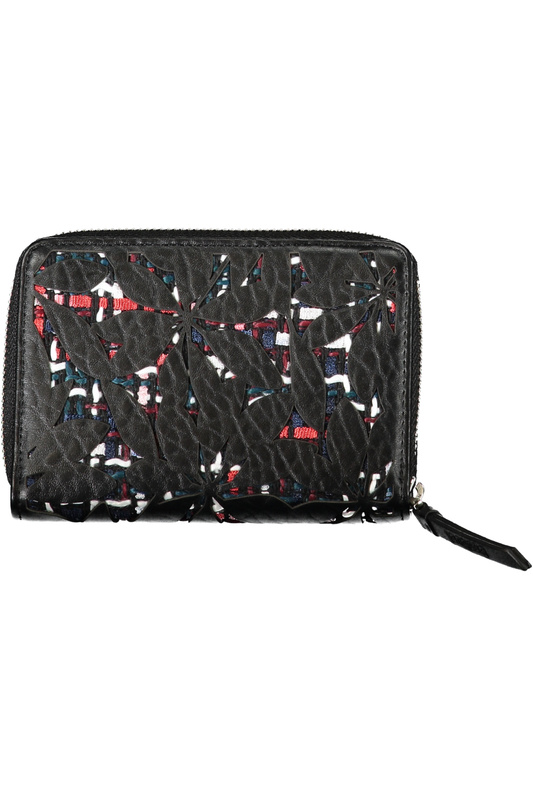 CZARNY PORTFEL DESIGUAL DAMSKI