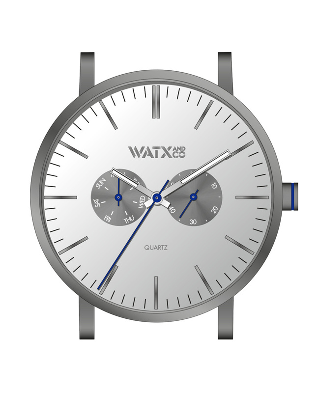 Zegarek WATXANDCO WXCA2703. BOX, Kolor srebrny. Unisex.