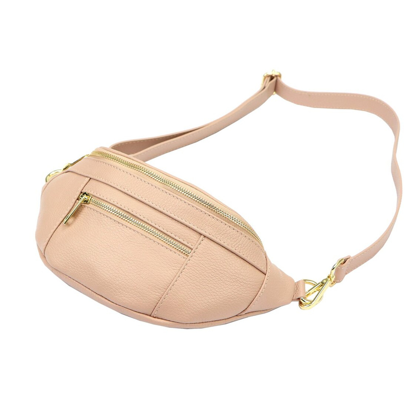 Skórzana damska nerka na ramię listonoszka Luka