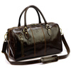 Gregorio podróżna torba skóra naturalna torba weekendowa duża z paskiem