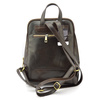 Florence Miejski Damski plecak skóra naturalna z kieszeniami na suwak