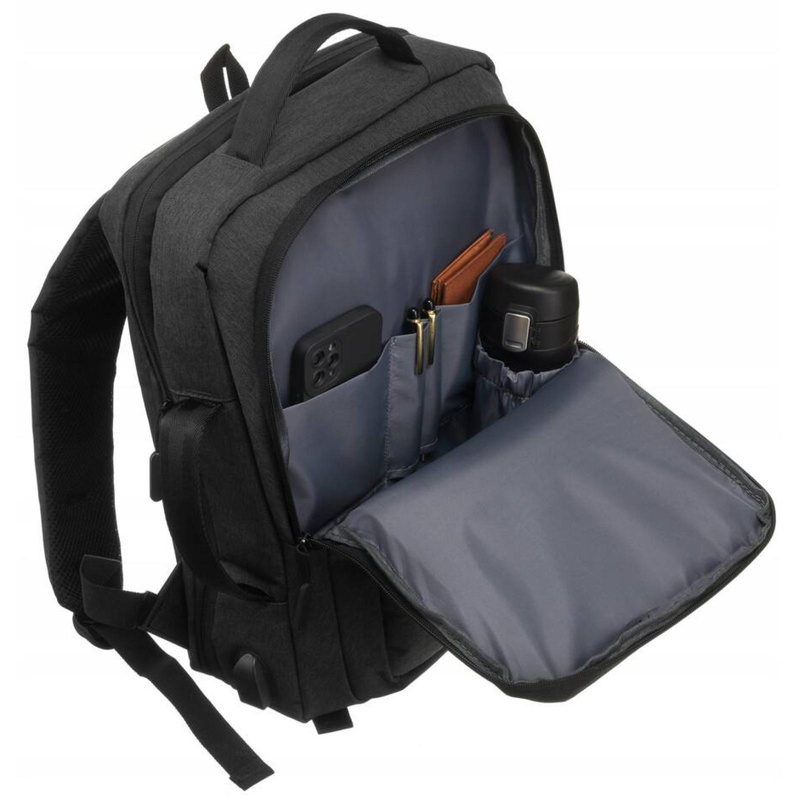 Materiałowy plecak męski Peterson PTN 77706