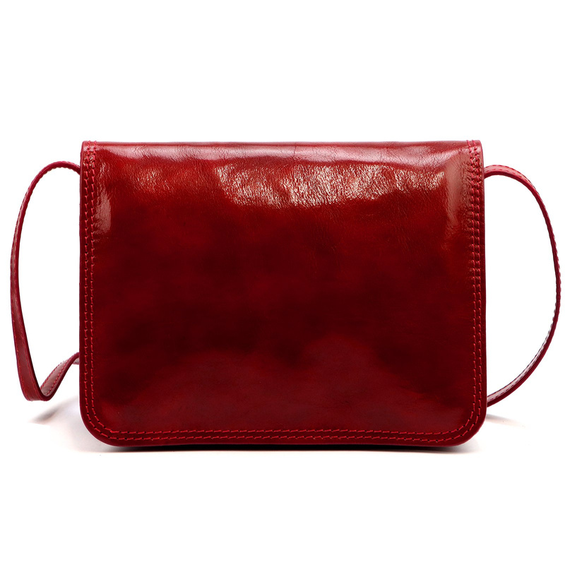 Florence damska listonoszka 3 komory torebka na ramię skóra naturalna