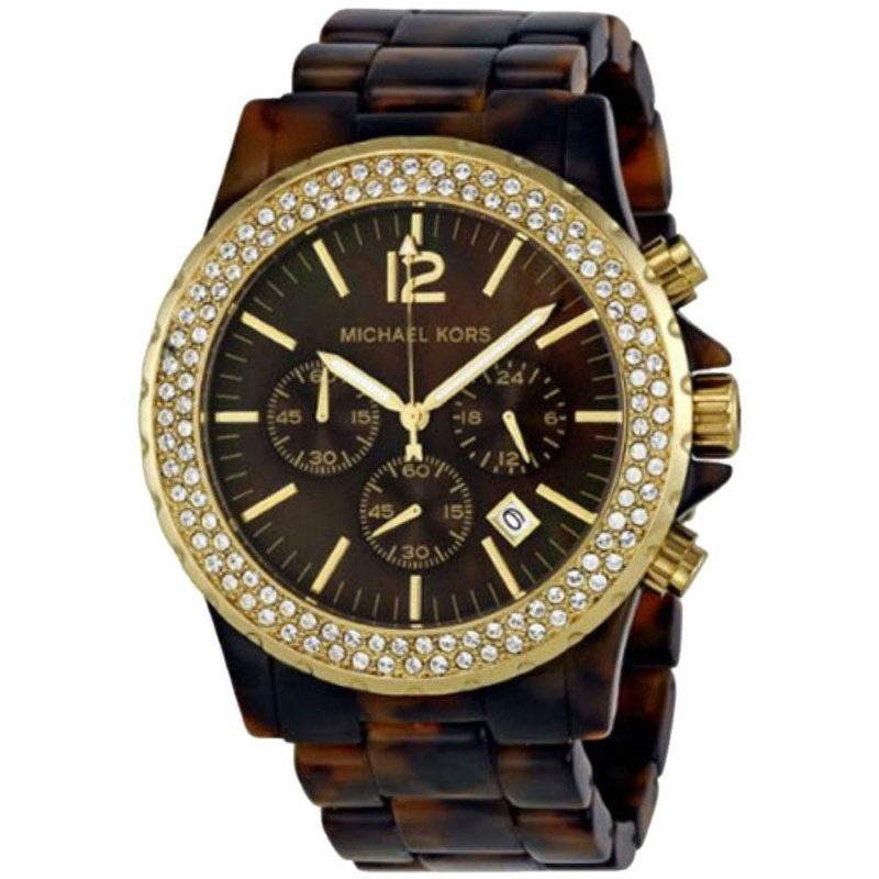 Zegarek MICHAEL KORS MK5557. Kwarcowy, Kolor brązowy. Kobieta.