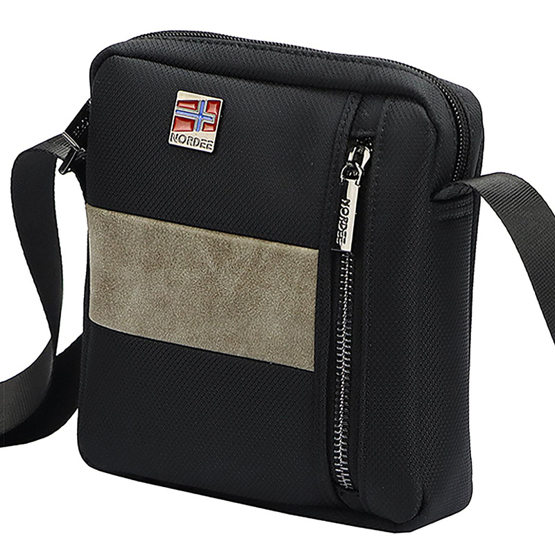 Nordee saszetka męska na ramię torba miejska z kieszeniami przez ramię