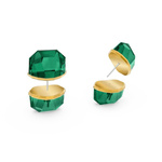 Biżuteria SWAROVSKI 5600256. Kolczyki, Kolor zielony. Kobieta.