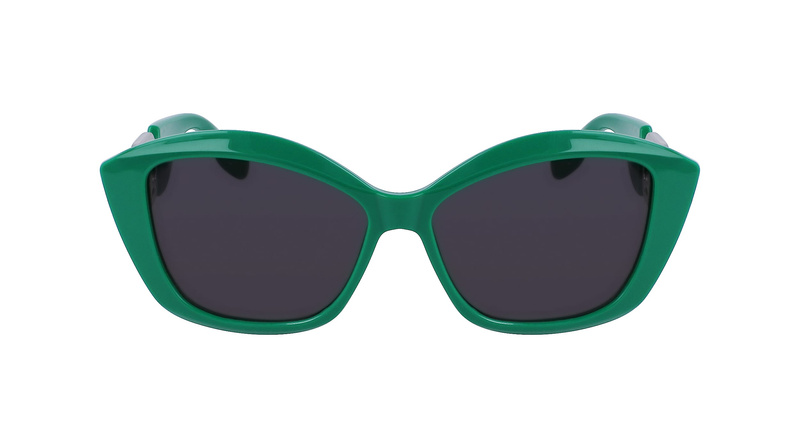 Okulary KARL LAGERFELD KL6102S-300. Okulary przeciwsłoneczne, Kolor zielony. Kobieta.