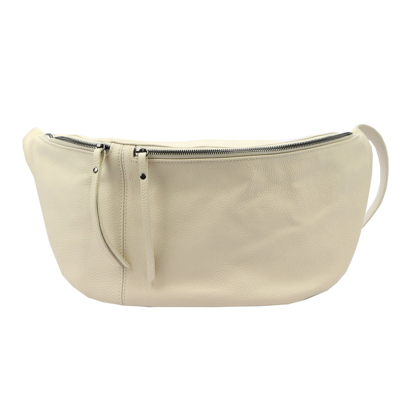 Luka listonoszka damska skóra naturalna saszetka przez ramię z kieszenią