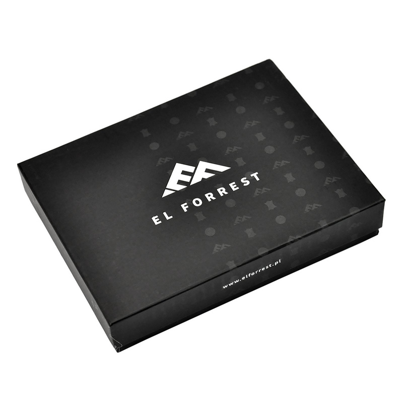 EL FORREST damski portfel skóra naturalna kieszeń na bigiel RFID