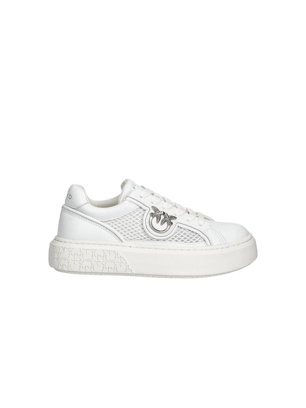Białe sneakersy damskie Pinko SS0181 P132 Z1B