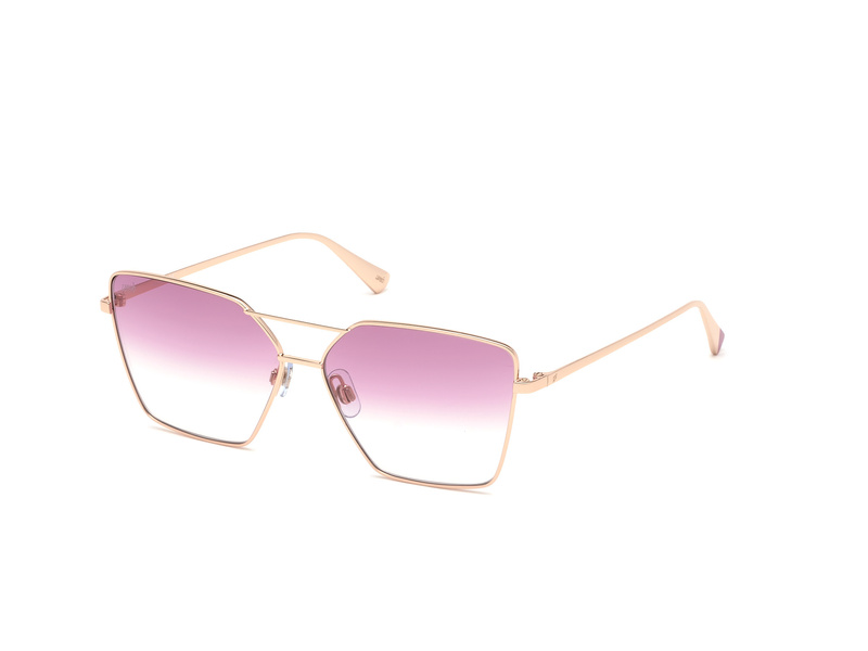 Okulary WEB EYEWEAR WE0268-5833Z. Okulary przeciwsłoneczne, Kolor złoty. Kobieta.