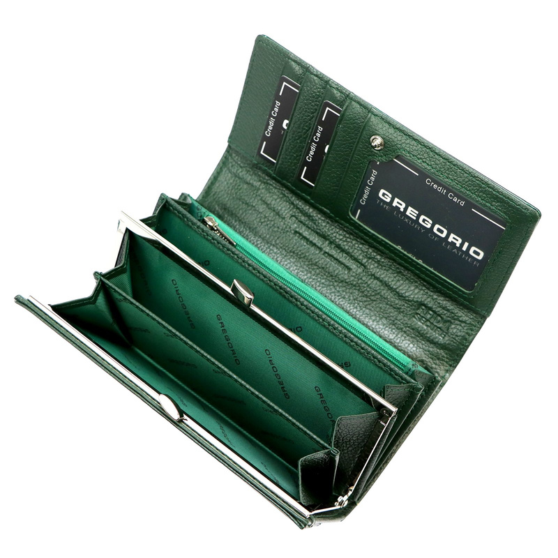 Skórzany damski portfel Gregorio FF-100