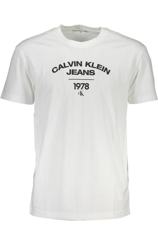 BIAŁY T-SHIRT MĘSKI Z KRÓTKIM RĘKAWEM CALVIN KLEIN WHITE