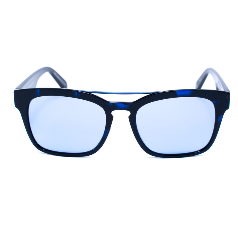 Okulary ITALIA INDEPENDENT 0914-DHA-022. Okulary przeciwsłoneczne, Kolor czarny niebieski. Mężczyzna.